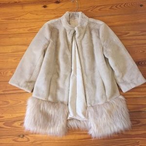 Faux fur coat
